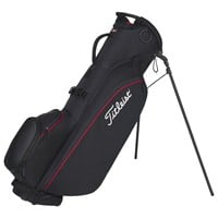 Titleist Players 4 Carbon Golf Stand Bag, Black/Red