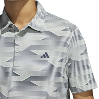 adidas Men's Ult 365 Speed Stripe Golf Polo, Grey