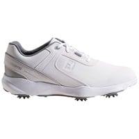 FootJoy Men's Sport LT Golf Shoes, White/Silver