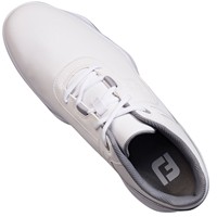 FootJoy Men's Sport LT Golf Shoes, White/Silver