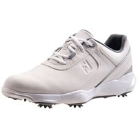 FootJoy Men's Sport LT Golf Shoes, White/Silver