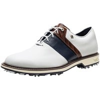 FootJoy Men's Premier Series Packard LX Golf Shoes, White/Dark Blue