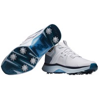 FootJoy Men's Hyperflex Golf Shoes, White/Blue