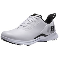 FootJoy Men's FJ Fuel Golf Shoes, White/Black