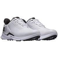 FootJoy Men's FJ Fuel Golf Shoes, White/Black