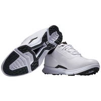 FootJoy Men's FJ Fuel Golf Shoes, White/Black