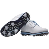 FootJoy Women's Premier Series Cypress Golf Shoes - Previous Season Style, White/Blue