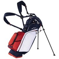 Sun Mountain 2025 Eclipse E-3.5 14-Way Golf Stand Bag, White/Navy
