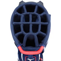 Mizuno 2025 BR-DX Golf Stand Bag, Navy/Red