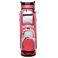 Glove It Women's Lightweight Signature Golf Cart Bag, Pink/White