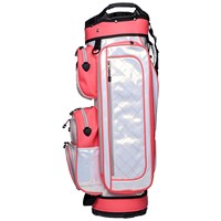 Glove It Women's Lightweight Signature Golf Cart Bag, Pink/White