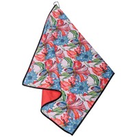 Glove It Women's Microfiber Golf Towel, Orange/Blue