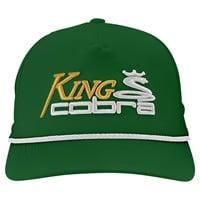 Cobra King Rope Snapback Hat, Green