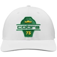 Cobra Split Tour Hat, White/Green