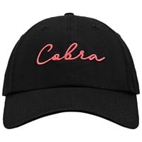 Cobra Sunset Script Hat, Black