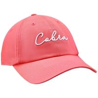 Cobra Sunset Script Hat, Coral