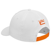 Cobra Youth Tour Tech Hat, White/Orange