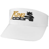 King Cobra High Crown Visor, White
