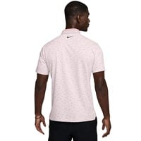 NIKE Men's DriFit Tour Micro Print Golf Polo, Pink
