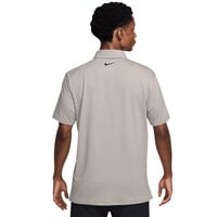 NIKE Men's DF Tour Heather Golf Polo, Grey/Black