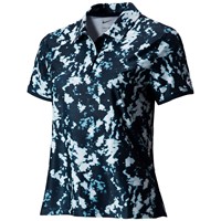 NIKE Women's Victory Print Golf Polo, Navy