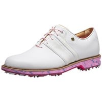 FootJoy Men's Legends Series Packard Spring Bloom Limited Edition Golf Shoes, White/Pink