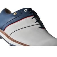 FootJoy Mens Legends Packard LX Liberty LE Golf Shoes, White/Navy