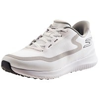 Skechers Men's Flight Golf Shoes, White/Grey