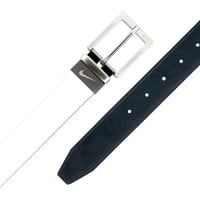 NIKE Reversible Tour Golf Belt, White/Black