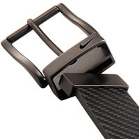 NIKE Men's Reversible Texture Golf Belt, Black/White