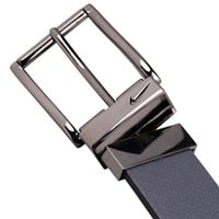 NIKE Men's Reversible Texture Golf Belt, Charcoal/Black