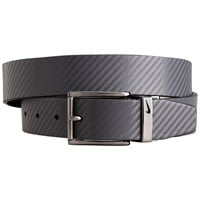 NIKE Men's Reversible Texture Golf Belt, Charcoal/Black