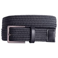 NIKE Men's Stretch Woven Tonal Golf Belt, Dark Grey