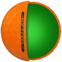 Srixon Soft Feel 14 Brite Golf Balls, Orange