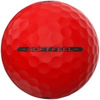 Srixon Soft Feel 14 Brite Golf Balls, Red