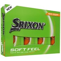 Srixon Soft Feel 14 Brite Golf Balls, Orange