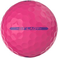 Srixon Soft Feel Lady 9 Golf Balls, Pink