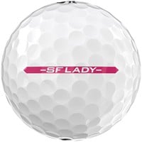 Srixon Soft Feel Lady 9 Golf Balls, White