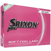 Srixon Soft Feel Lady 9 Golf Balls, White