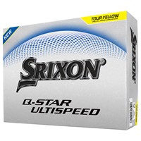Srixon Q-Star Ultispeed Golf Balls, Yellow