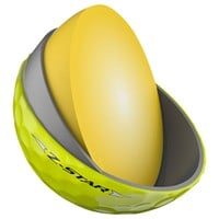 Srixon Z-Star 9 Golf Balls, Yellow