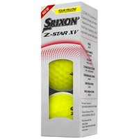Srixon Z-Star 9 XV Golf Balls, Yellow