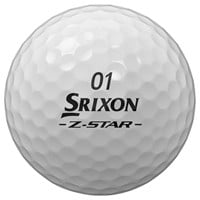 Srixon Z-Star 9 Divide Golf Balls, White/Yellow