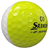 Srixon Z-Star 9 Divide Golf Balls, White/Yellow