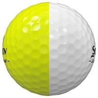 Srixon Z-Star 9 Divide Golf Balls, White/Yellow