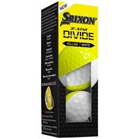 Srixon Z-Star 9 Divide Golf Balls, White/Yellow