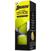 Srixon Z-Star 9 Divide Golf Balls, White/Yellow