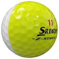 Srixon Z-Star 9 XV Divide Golf Balls, White/Yellow
