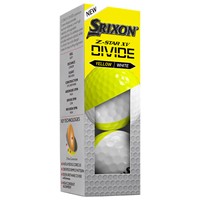 Srixon Z-Star 9 XV Divide Golf Balls, White/Yellow