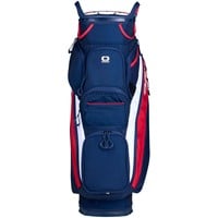 OGIO Silencer Golf Cart Bag, Red/White/Blue